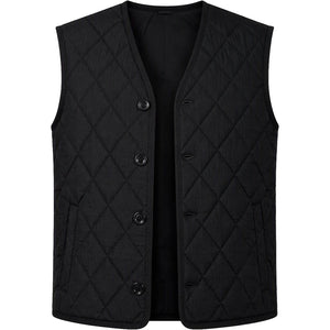 Doudoune sans manche bleu marine homme coloris noir, vue de face