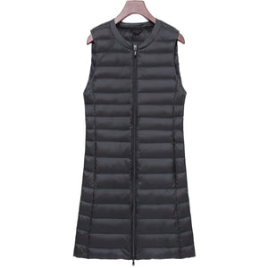 Doudoune sans Manche Femme en Duvet, coloris noir