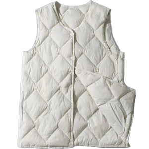 Doudoune sans Manche Femme Grande Taille, coloris beige