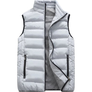 Doudoune sans manche bordeaux homme, gris clair, doublure a damier