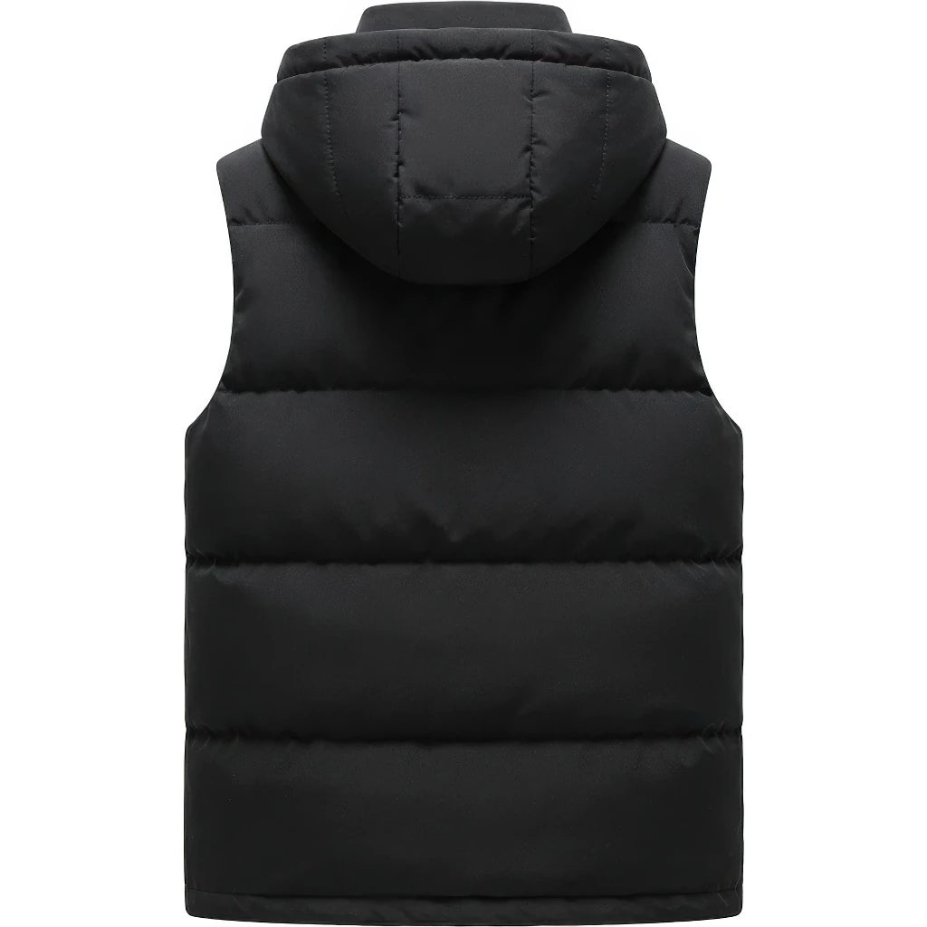 Dos de la Doudoune sans Manche Homme XXXL, coloris noir
