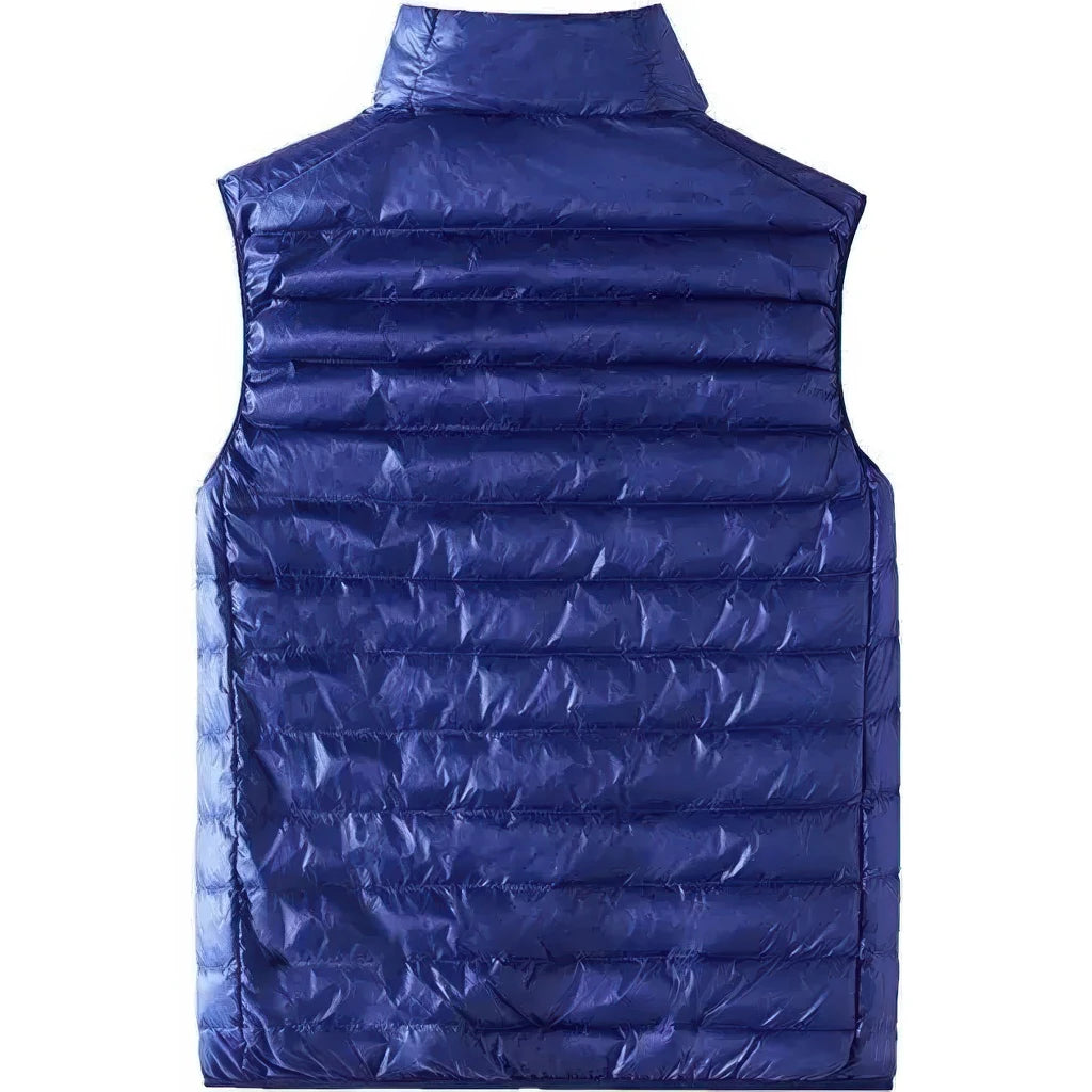 Dos de la Doudoune sans Manche Légère Homme, coloris bleu roi
