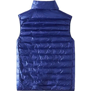 Dos de la Doudoune sans Manche Légère Homme, coloris bleu roi